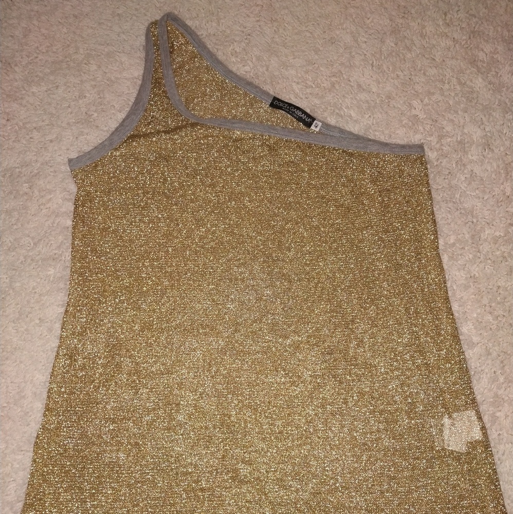 Dolce and Gabbana one shoulder strap shirt!!